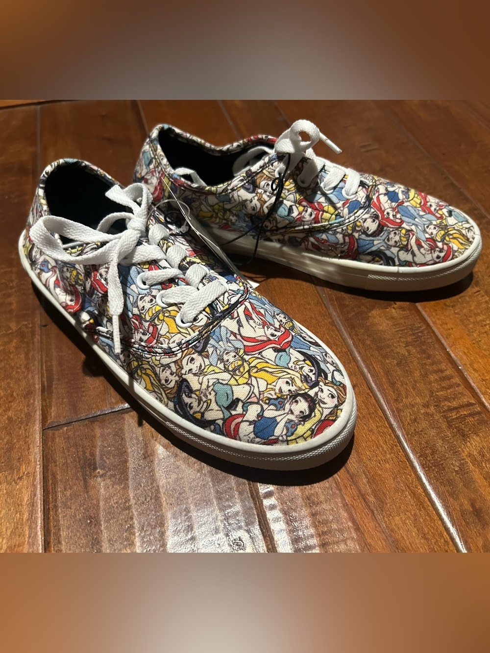 NWT Disney Princess Canvas Sneakers (sz 7)
